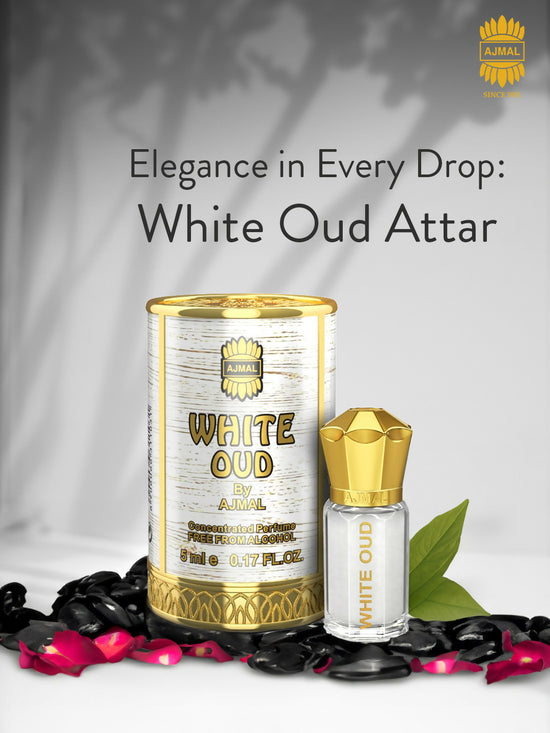 Ajmal WHITE OUD Attar Perfume - 5 ML