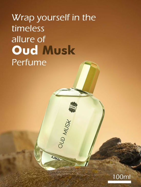 Ajmal Oud Musk Eau De Perfume 100ML Long Lasting Scent Spray Gift For Men