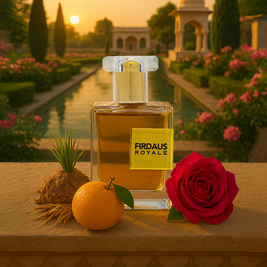 AG Firdaus Royale -Attar for Men & Women | Regal Fusion of Vetiver, Citrus & Rose | Long Lasting Roll -On Attar | Great for Everyday Use | 12ML