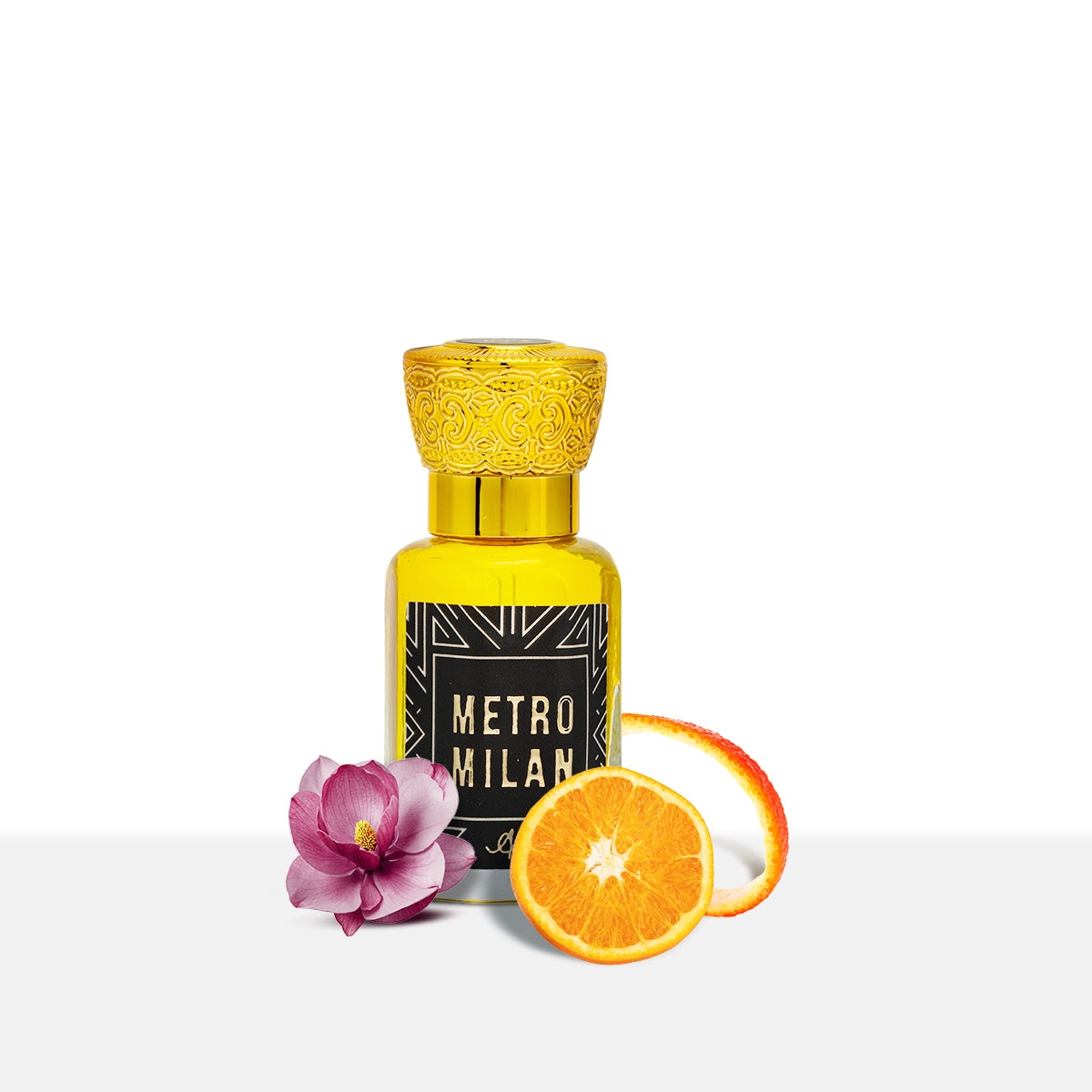 AG Metro Milan - Attar for Men & Women| Bold Blend of Fresh Cologne, Rose & Patchouli | Alcohol free | Long Lasting Roll -On Attar | Great for Everyday Use | 12ML