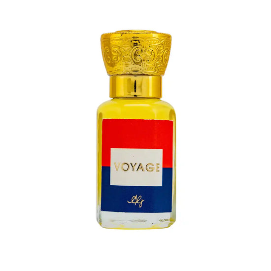 AG Voyage - Attar for Men & Women | Opening with Musky, Sandal & Lotus | Alcohol free | Long Lasting Roll -On Attar | Great for Everyday Use | 12ML