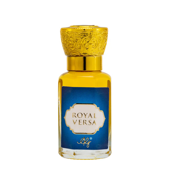AG Royal Versa -Attar for Men & Women | Fusion of Rich Saffaron, Rose & Lime | Alcohol free | Long Lasting Roll -On Attar | Great for Everyday Use | 12ML
