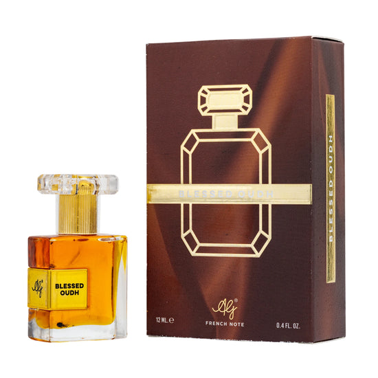 AG Blessed Oudh -Attar for Men & Women | Rich Blend of Oudh, Amber & Saffron | Long Lasting Roll -On Attar | Great for Everyday Use | 12ML
