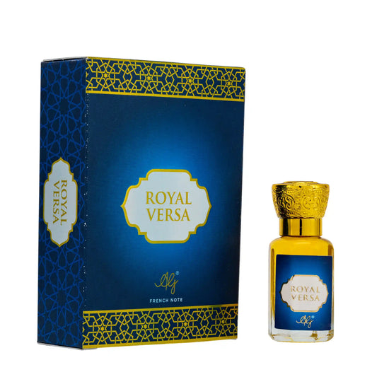 AG Royal Versa -Attar for Men & Women | Fusion of Rich Saffaron, Rose & Lime | Alcohol free | Long Lasting Roll -On Attar | Great for Everyday Use | 12ML