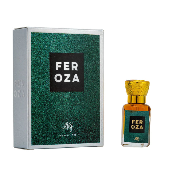AG Feroza -Attar for Men & Women | Vibrant Blend of Vetiver, Grapfruits & Pink Pepper | Alcohol free | Long Lasting Roll -On Attar | Great for Everyday Use | 12ML