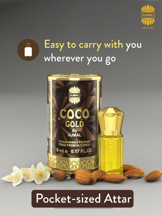 Ajmal COCO GOLD Attar Perfume - 5 ML