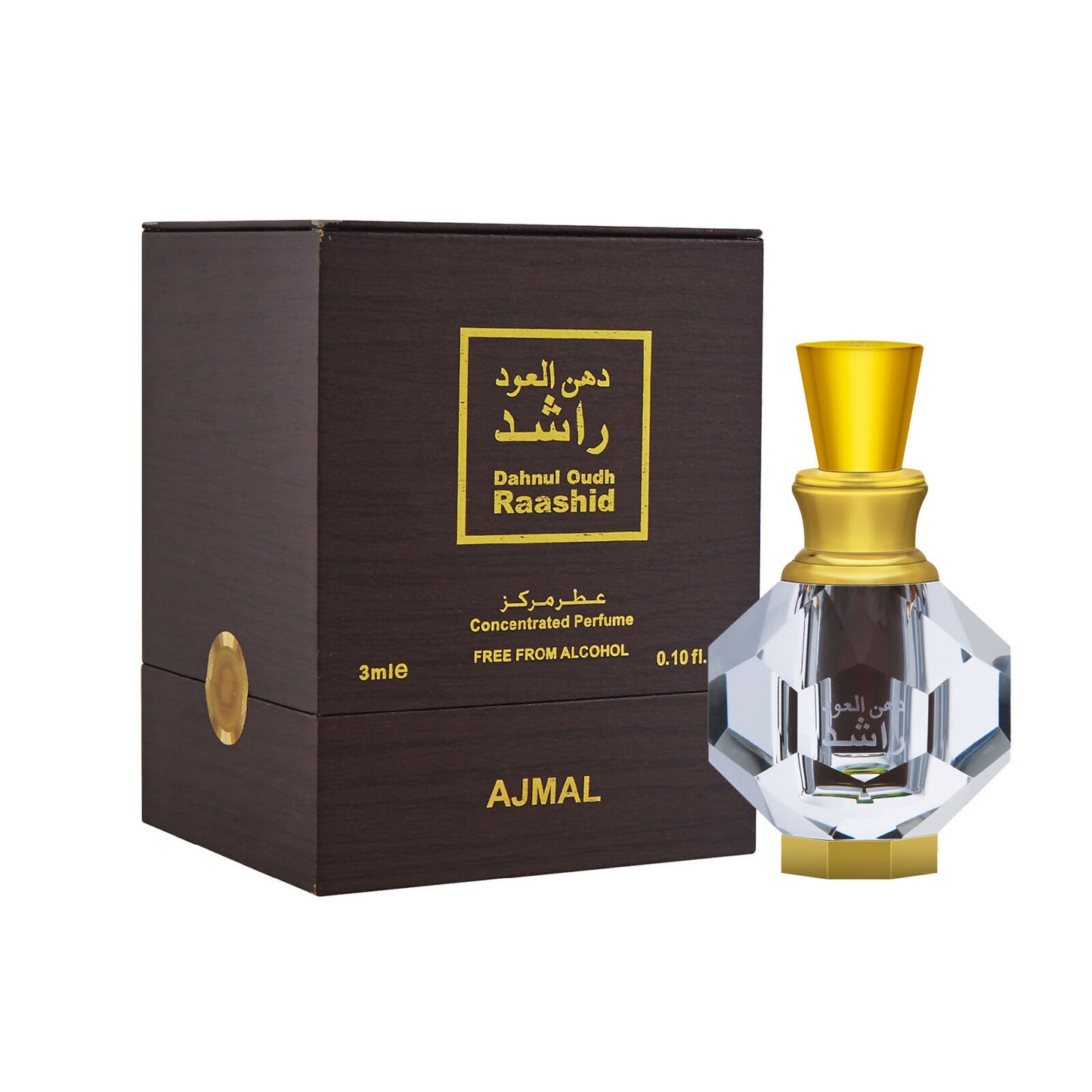 Ajmal Dahnul Oudh Raashid Attar Perfume - 3 ML