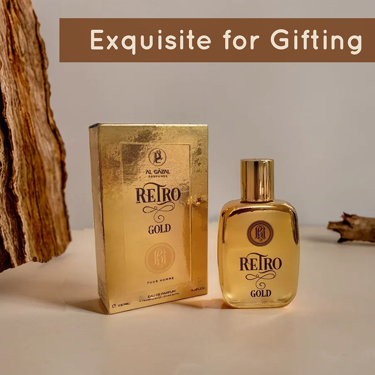 AL GAZAL RETRO GOLD POUR HOMME - EDP