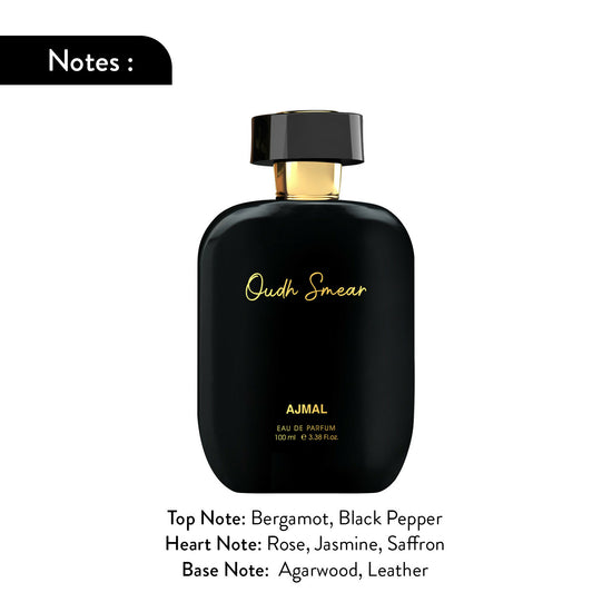 Ajmal ARTISAN - OUDH SMEAR Long lasting Fragrance, Handpicked Luxury Perfume for Men 100ml.