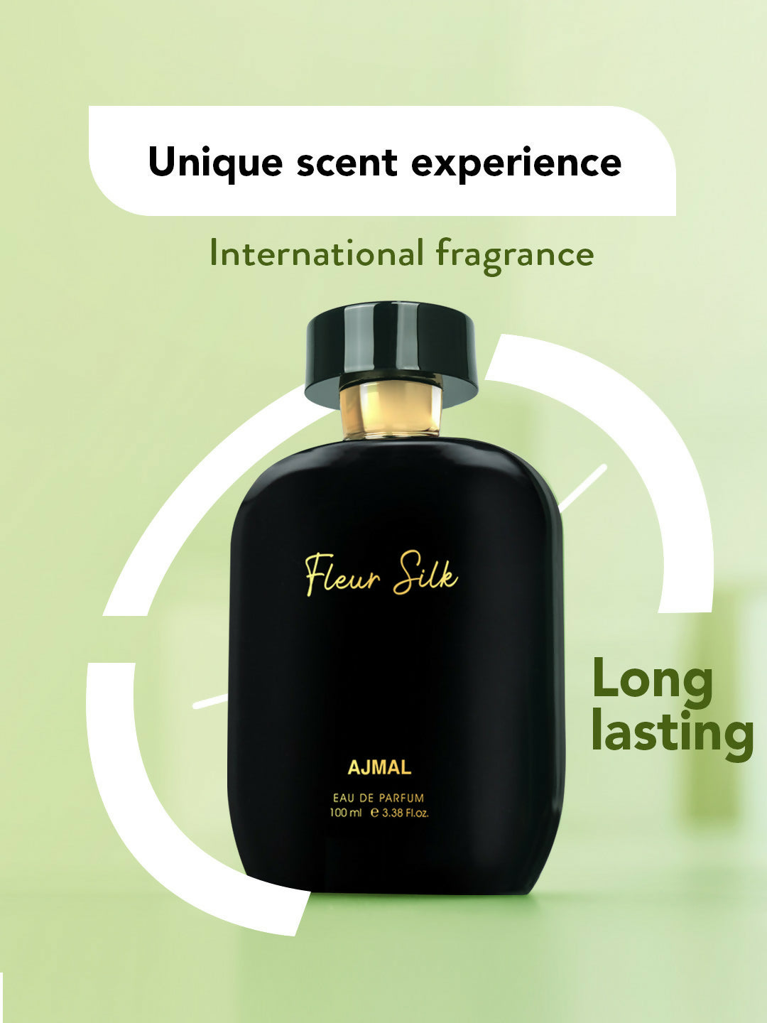 Ajmal ARTISAN - FLEUR SILK Long lasting Fragrance, Handpicked Luxury Perfume for Women 100ml.