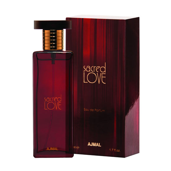 Ajmal Sacred Love EDP 50ML Long Lasting Scent Spray Floral Perfume Gift For Women - Made In Dubai