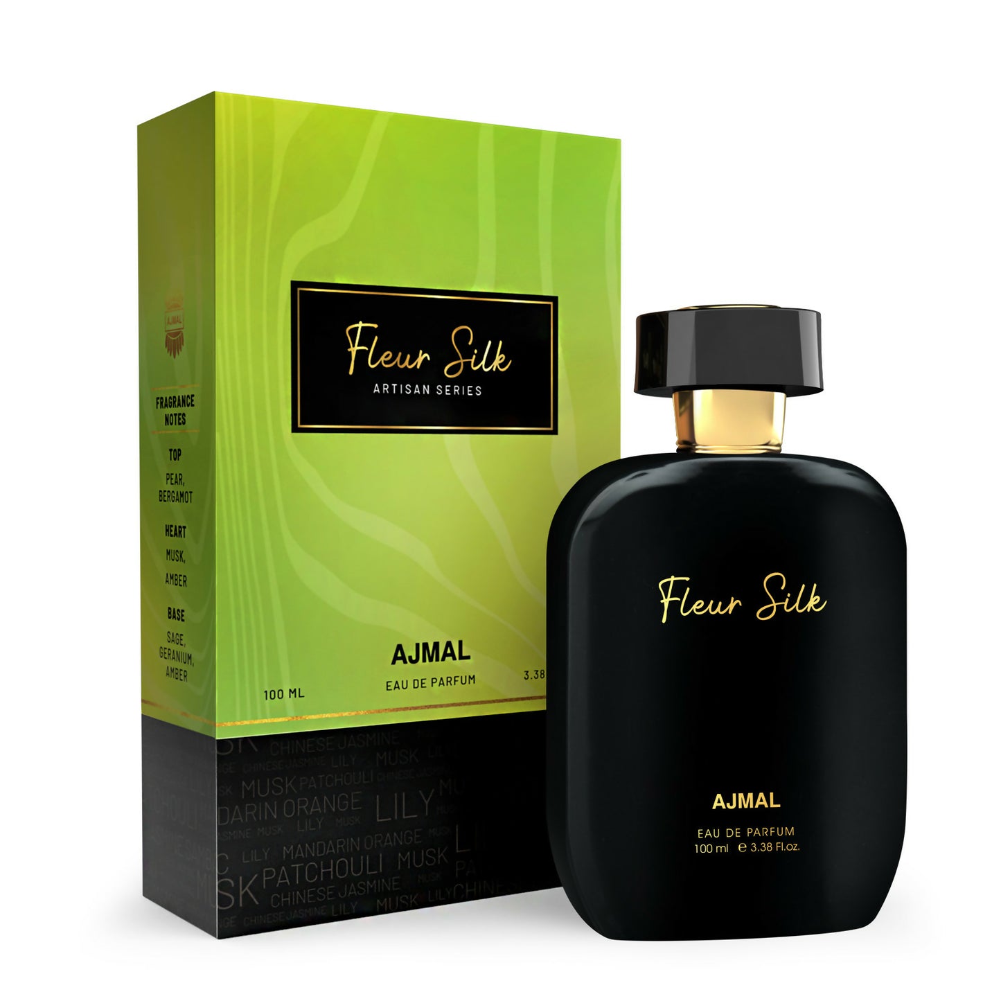 Ajmal ARTISAN - FLEUR SILK Long lasting Fragrance, Handpicked Luxury Perfume for Women 100ml.