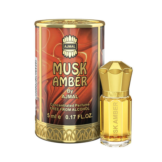 Ajmal MUSK AMBER Attar Perfume - 5 ML