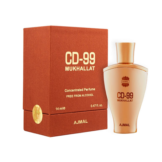 Ajmal CD 99 Mukhallat Attar | Floral & Spicy Fragrance | Unisex Non-Alcoholic | Long Lasting Attar Men & Women - 14 ML